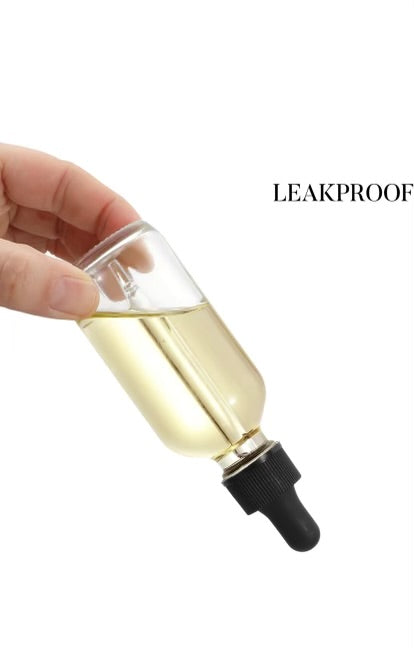 4 oz Clear Glass Bottles